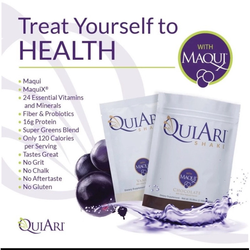 QUIARI MAQUI BERRY SHAKES