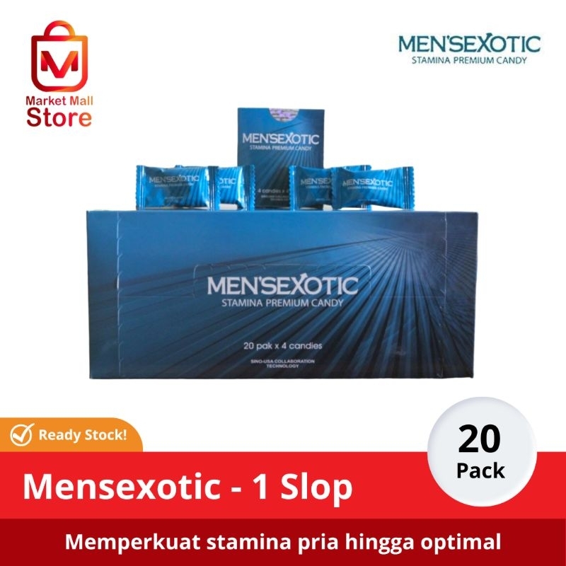 Permen Mensexotic Candy Original 20 Pak 80 Pcs - Permen Stamina Resmi Depkes