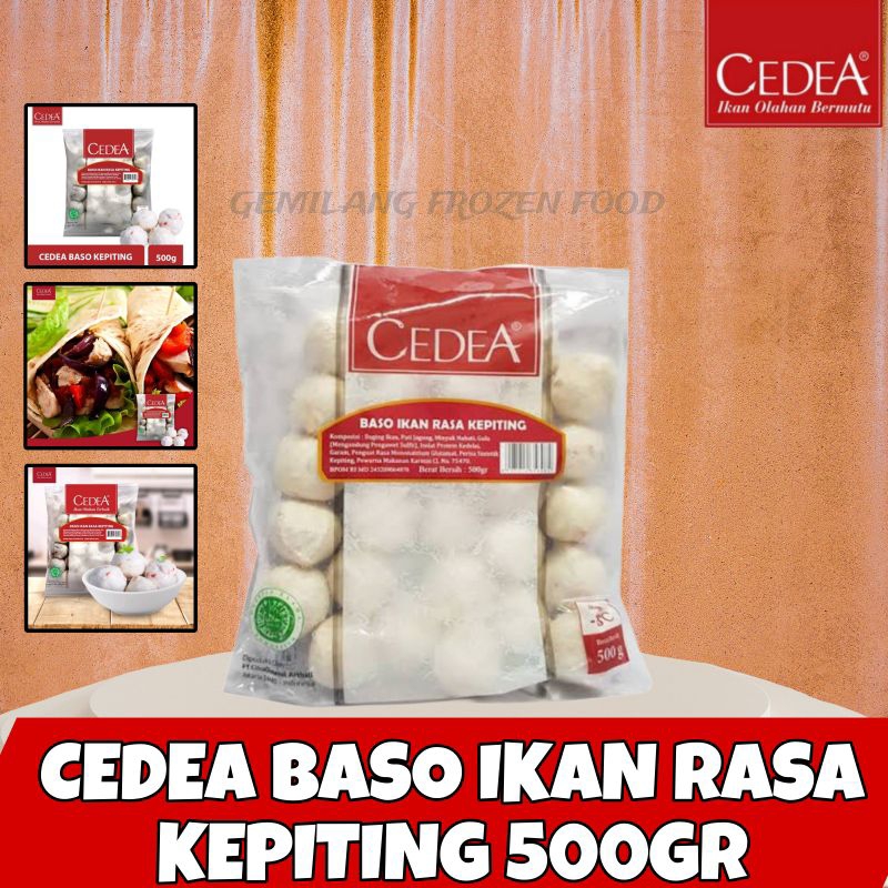 

CEDEA BASO IKAN RASA KEPITING 500GR