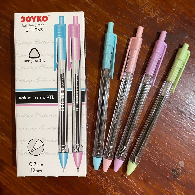 

Pena joyko 0,7mm BP-363 vokus transfaran pastel