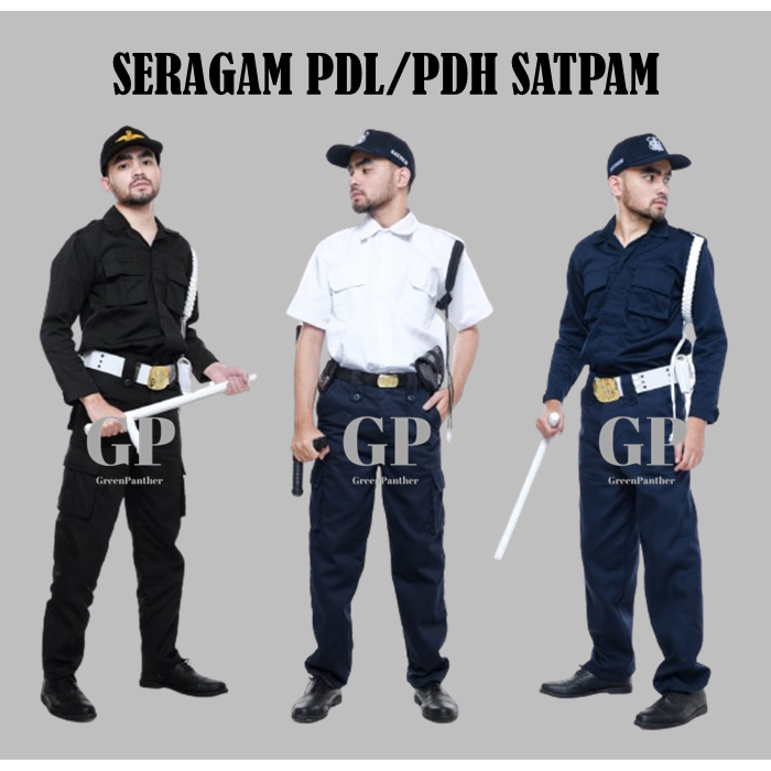 PROMO BAJU SERAGAM PDH / PDL SECURITY SATPAM BARU TERBARU MURAH BANDUNG PDL PSH SAFARI KEAMANAN KANT