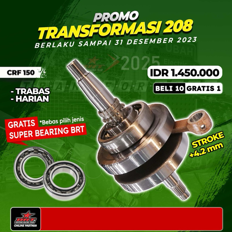 Kruk As CRF 150 BRT Racing stroke up 4.2mm