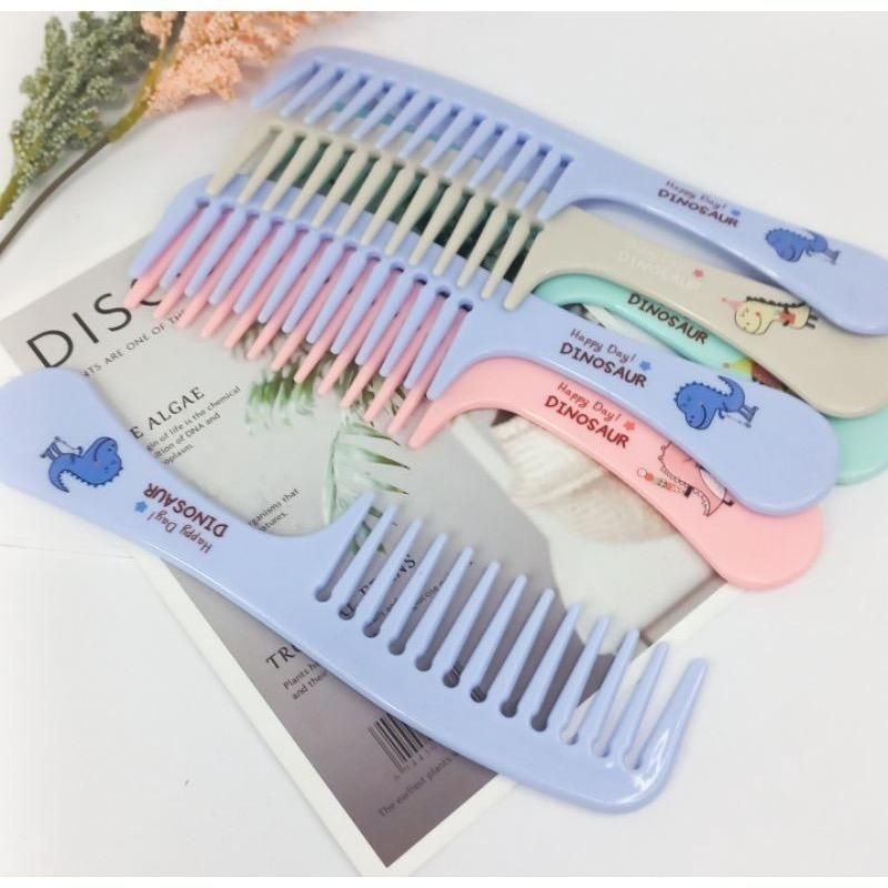 (LF) Sisir Rambut Wanita Renggang Sisir Anti Kusut  Karakter Bahan Premium Sisir Rambut Wanita