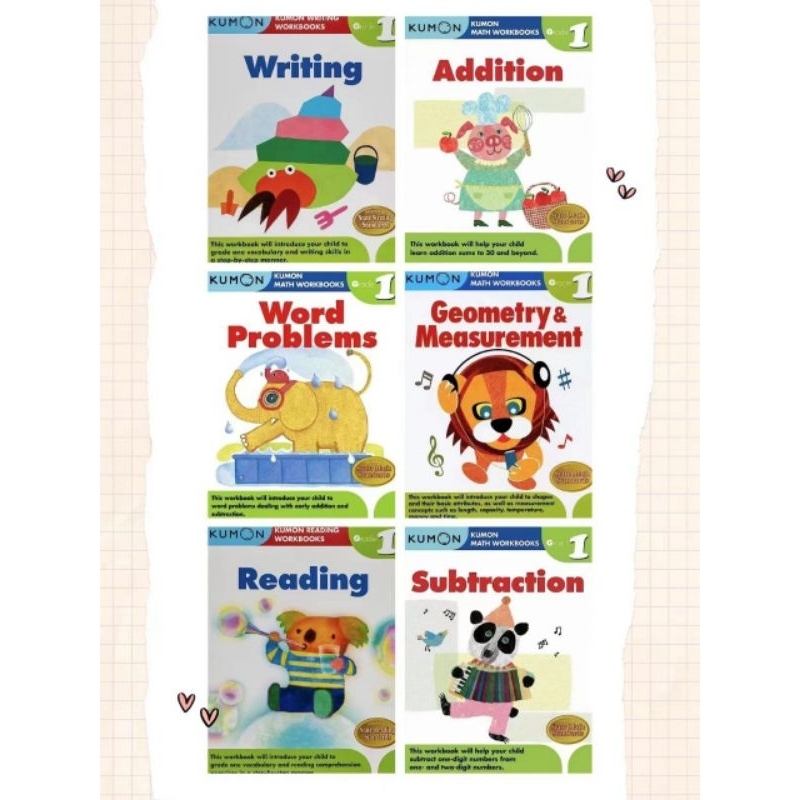 

RB KUMON Workbook satuan buku belajar membaca, berhitung dan lainnya