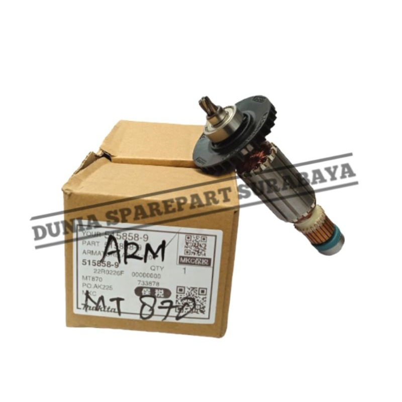 MAKTEC Armature Mesin Bor Rotary Hammer Maktec MT870 / MT871 / Angker Dinamo Bor 3 Mode Fungsi Makte