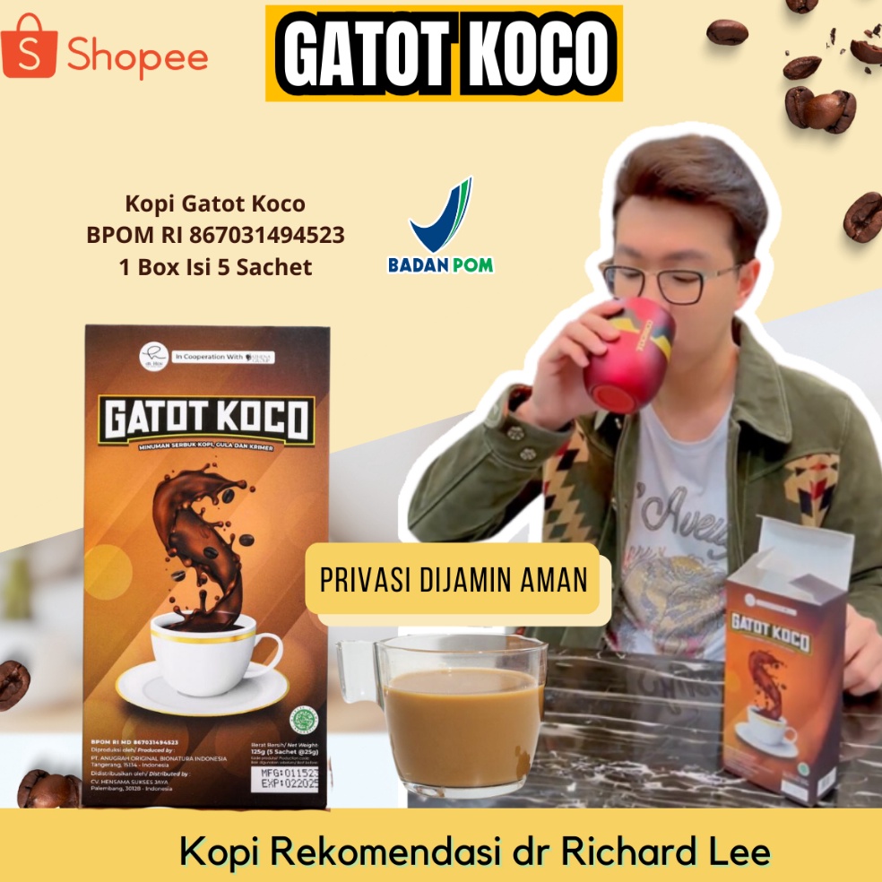 

9GIE9 Kopi Gatot Koco By dr. Richard Lee - Kopi Gatot Koco (Privasi Aman) Terkini