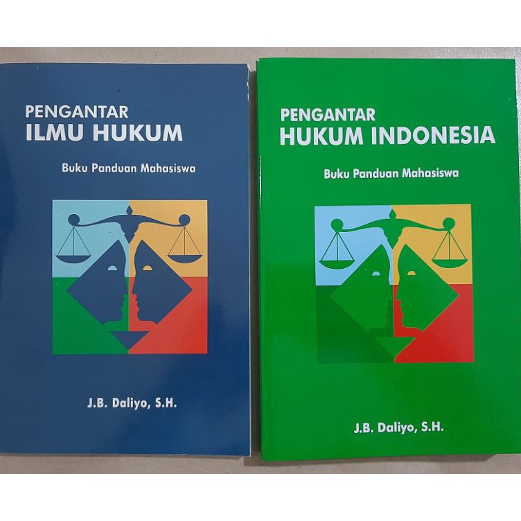 Ready Stock sepaket 2 buku pengantar ilmu hukum & pengantar hukum indonesia by j b daliyo ➨➤✹✴