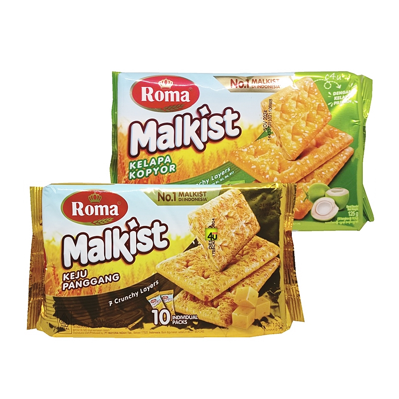 

ROMA Malkist - Kemasan Pack isi 10 Sachet Individual