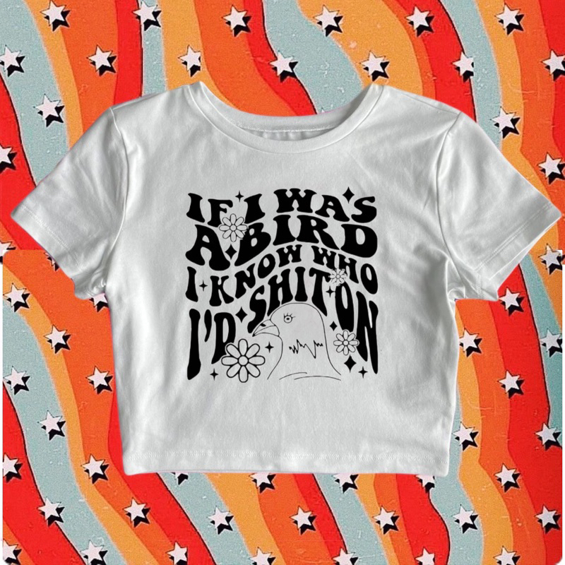 CROP TOP - AESTHETIC | CROP TEE WANITA | CROP TULISAN KATA KATA