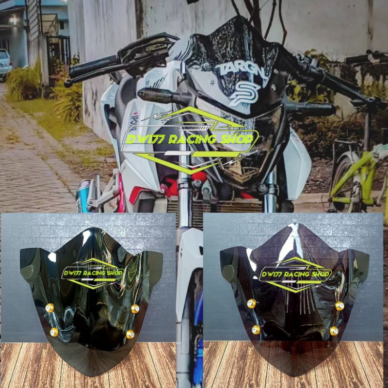 VISOR BATOK DEPAN HONDA CB150R NEW PLUS BAUT VARIASI