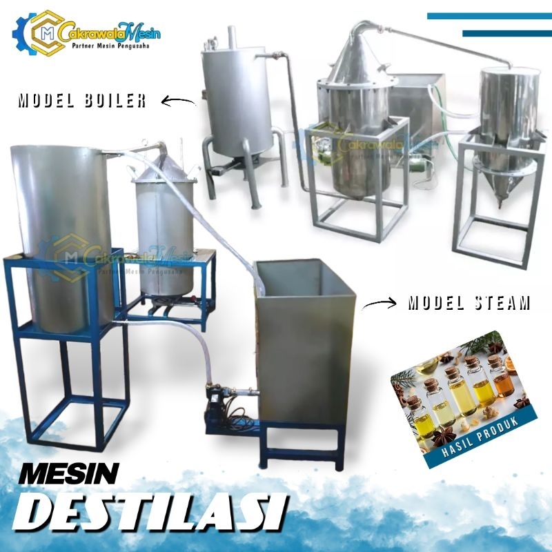 Mesin Destilasi / Penyulingan Minyak Atsiri
