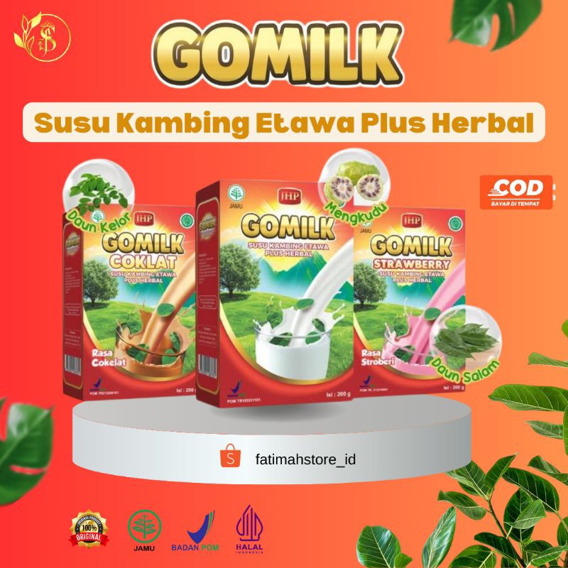 

GOMILK SUSU KAMBING ETAWA PLUS HERBAL 100% ORIGINAL