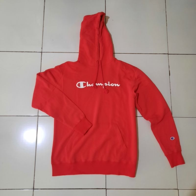 Hoodie Ch*mpion Merah