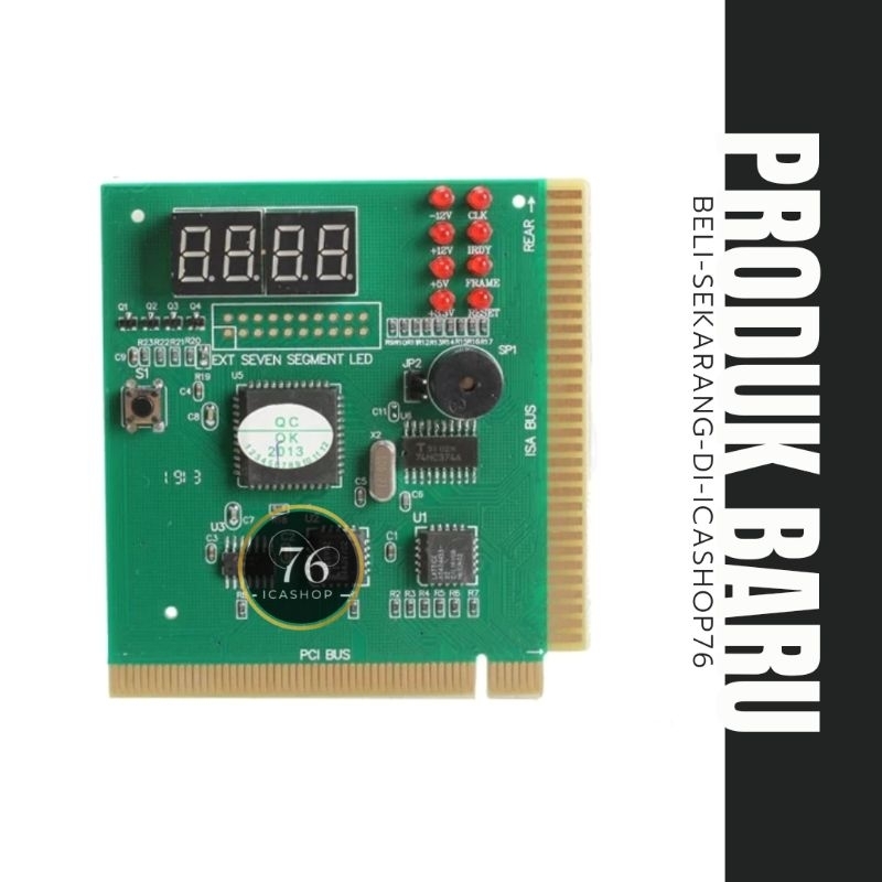 PC ANALYZER CARD MOTHERBOARD 4 DIGIT PCI