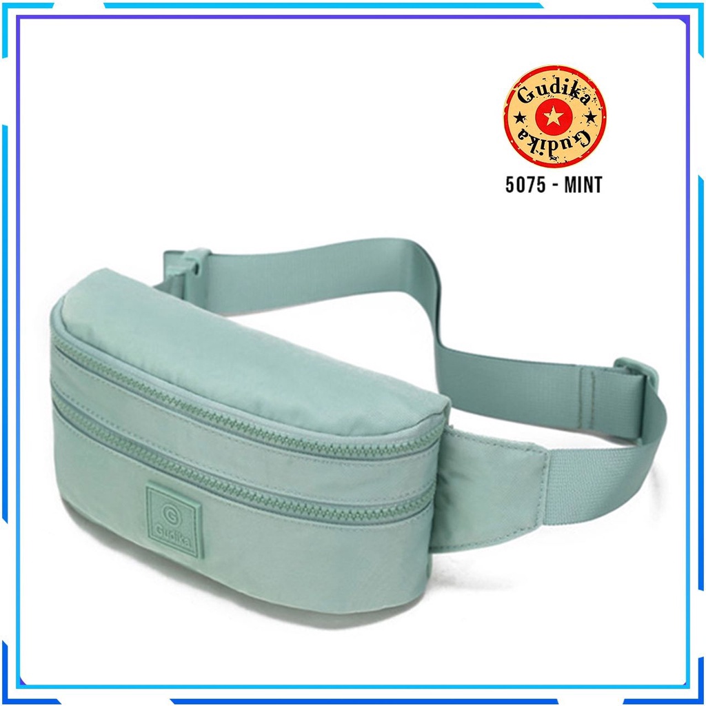 Star PROMO GUDIKA 5075 - Tas Waistbag Wanita Kekinian Import Original Terbaru Bahan Nilon Waterproof