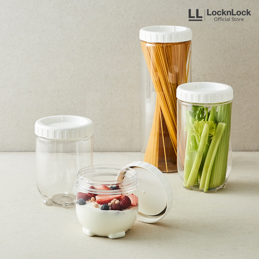 LocknLock Interlock Toples Makanan 300ml - INL306W-4