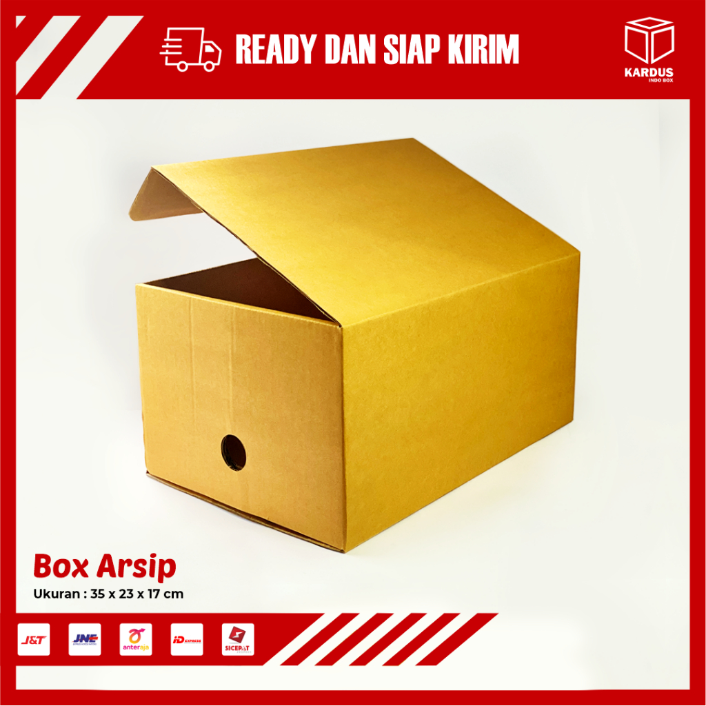 

KARDUS BOX ARSIP SIZE 35 x 23 x 17 CM - BISA DITAMBAH LOGO, DESIGN ISNTANSI