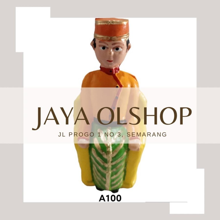 MP-A100 Hiasan Boneka Anak Khitan / Sunat Plastik Dekorasi Kue Tumpeng Nasi Kuning / BLK Mainan Anak