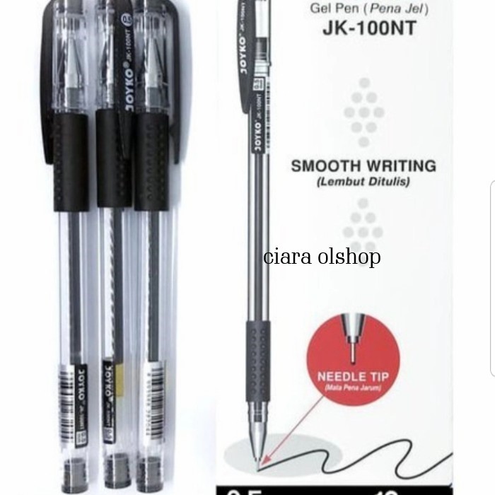 

Pen Bolpen Gel JK-100 Joyko ( 12 PCS )