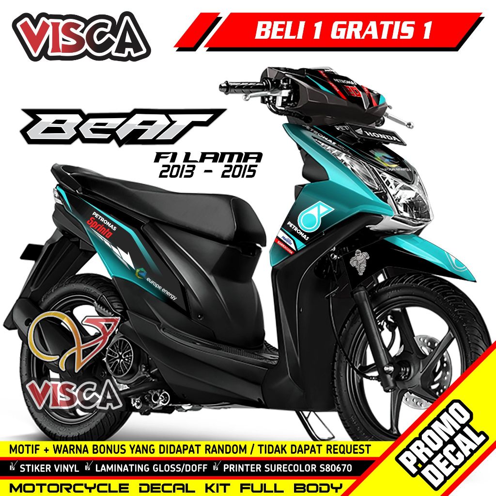 【Beli 1 Gratis 1】Decal Beat Fi 2013 2014 2015 Full Body - Stiker Beat Fi 2013 2014 2015 Full Body - 