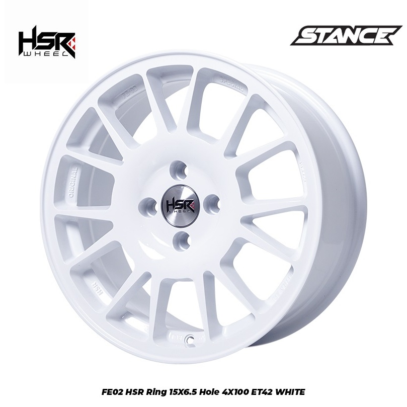 DISKON 30% VELG MOBIL HSR R15 PCD 4X100 UNTUK MOBIL TOYOTA AGYA, CALYA, YARIS, DLL, FE02 R15