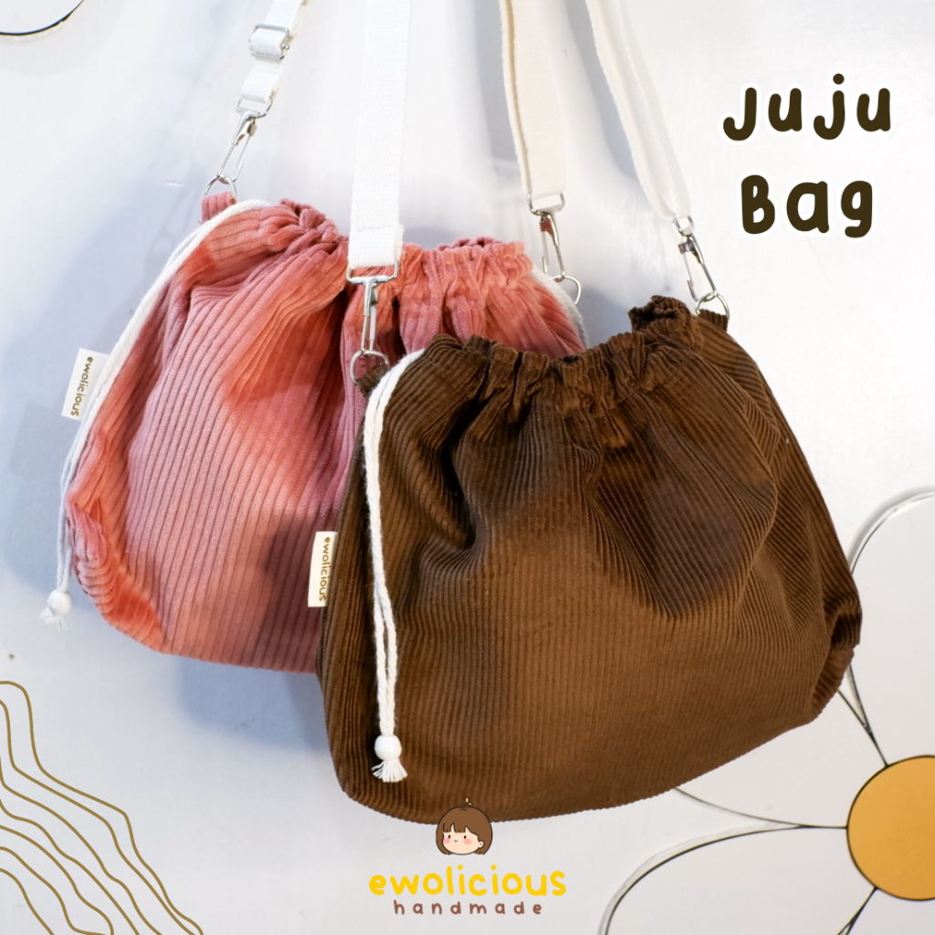 JUJU BAG by Ewolicious | Tas Serut | Slingbag | Tas Corduroy