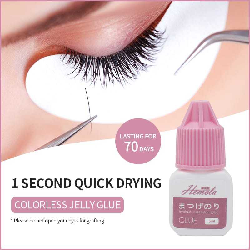 CLEAR GLUE HEMOLA CLEAR LEM EYELASH EXTENSION HEMOLA CLEAR GLUE LEM BULUMATA SAMBUNG BENING