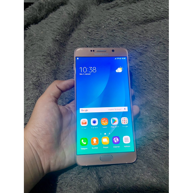 Samsung Note 5 Unit Only Handphone Bekas Second