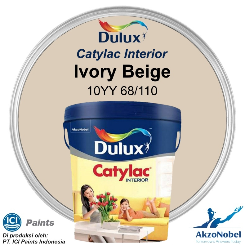 CAT DULUX CATYLAC INTERIOR 25 KG - IVORY BEIGE 10YY 68/110
