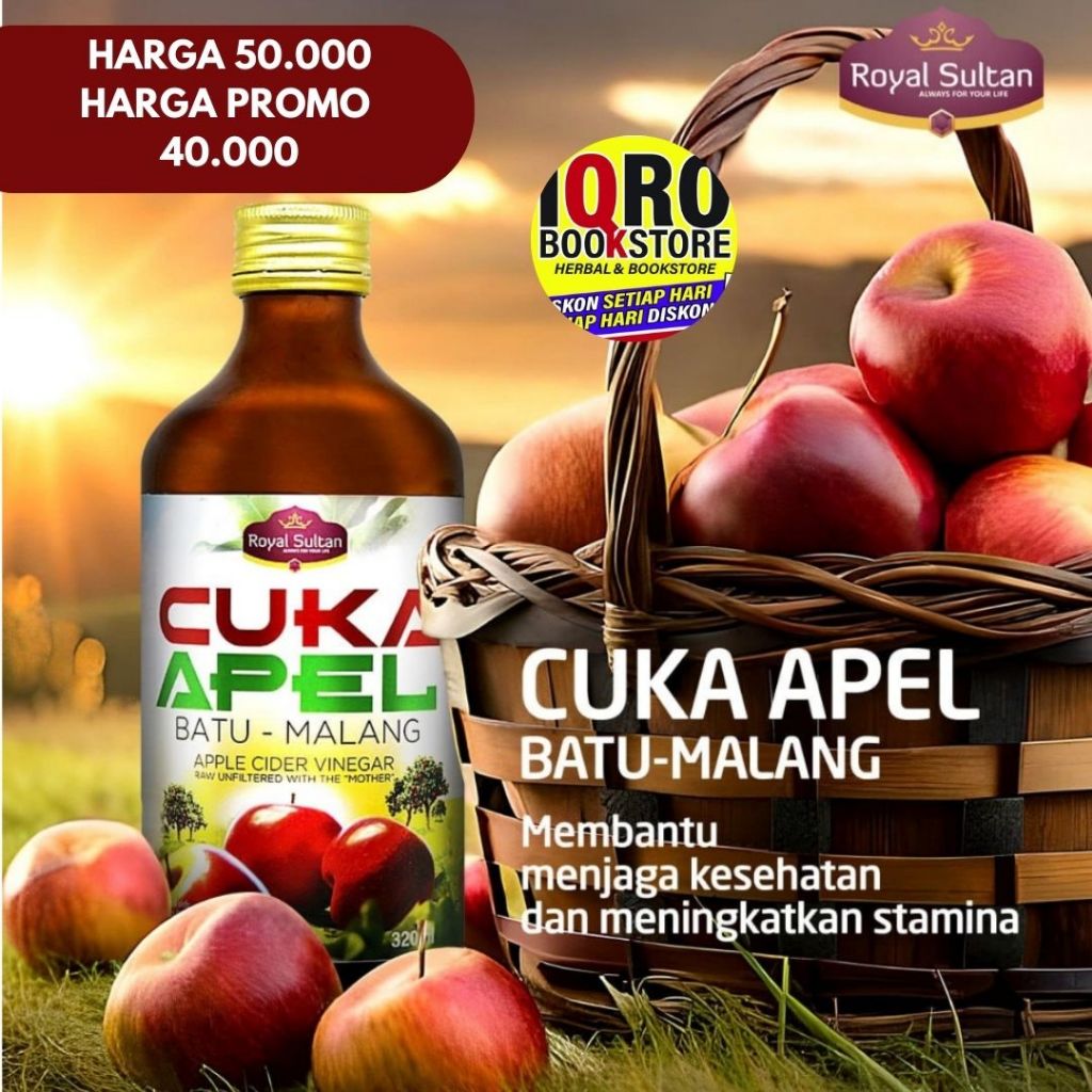 

cuka apel batu malang royal sultan 320 ml