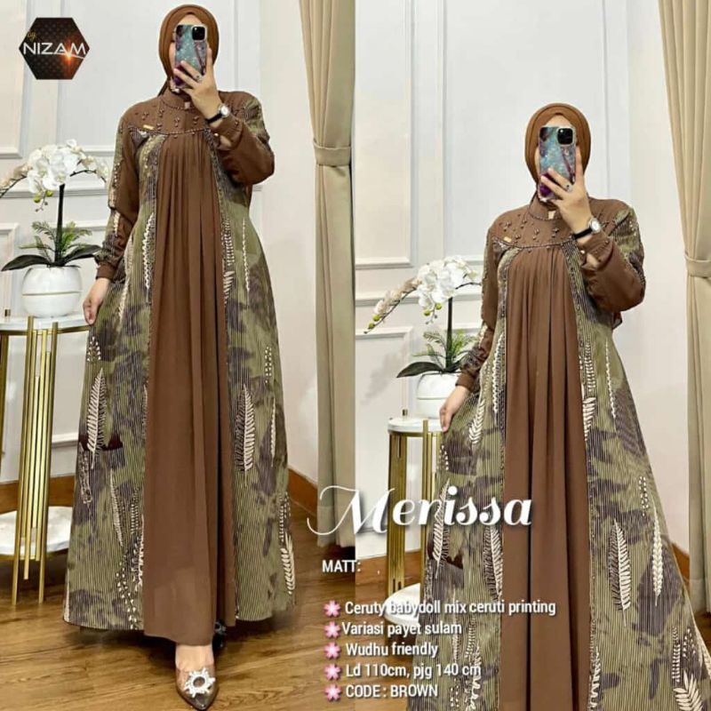 Gamis Ceruty Payet || Merissa Dress || Merissa Dress Jumbo || Nilla Dress Payet
