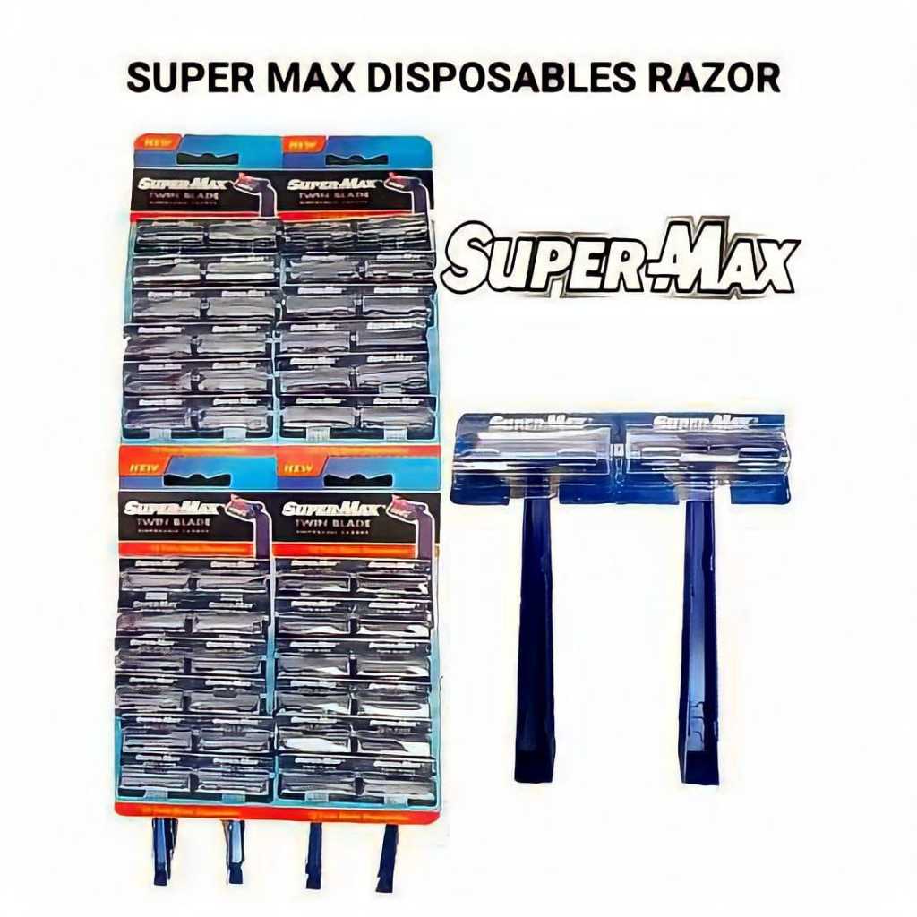 ALAT CUKUR SUPER MAX TWIN BLADE 3PLUS GMAX G Max 3 Mata Silet