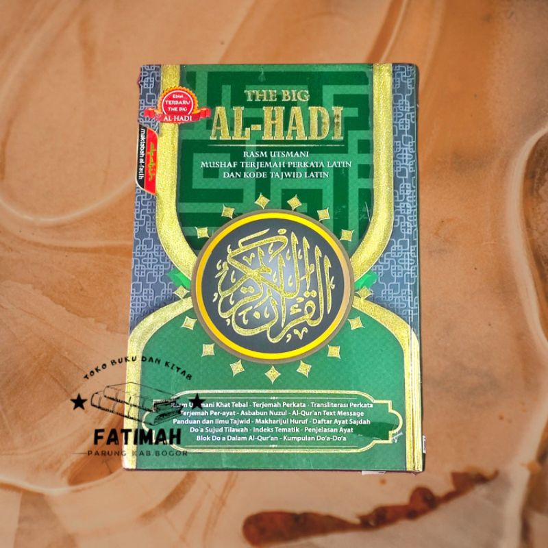 Al Qur'an The Big Al-Hadi Rasm Utsmani Mushaf Terjemah Perkata Latin Dan Kode Tajwid Latin A3