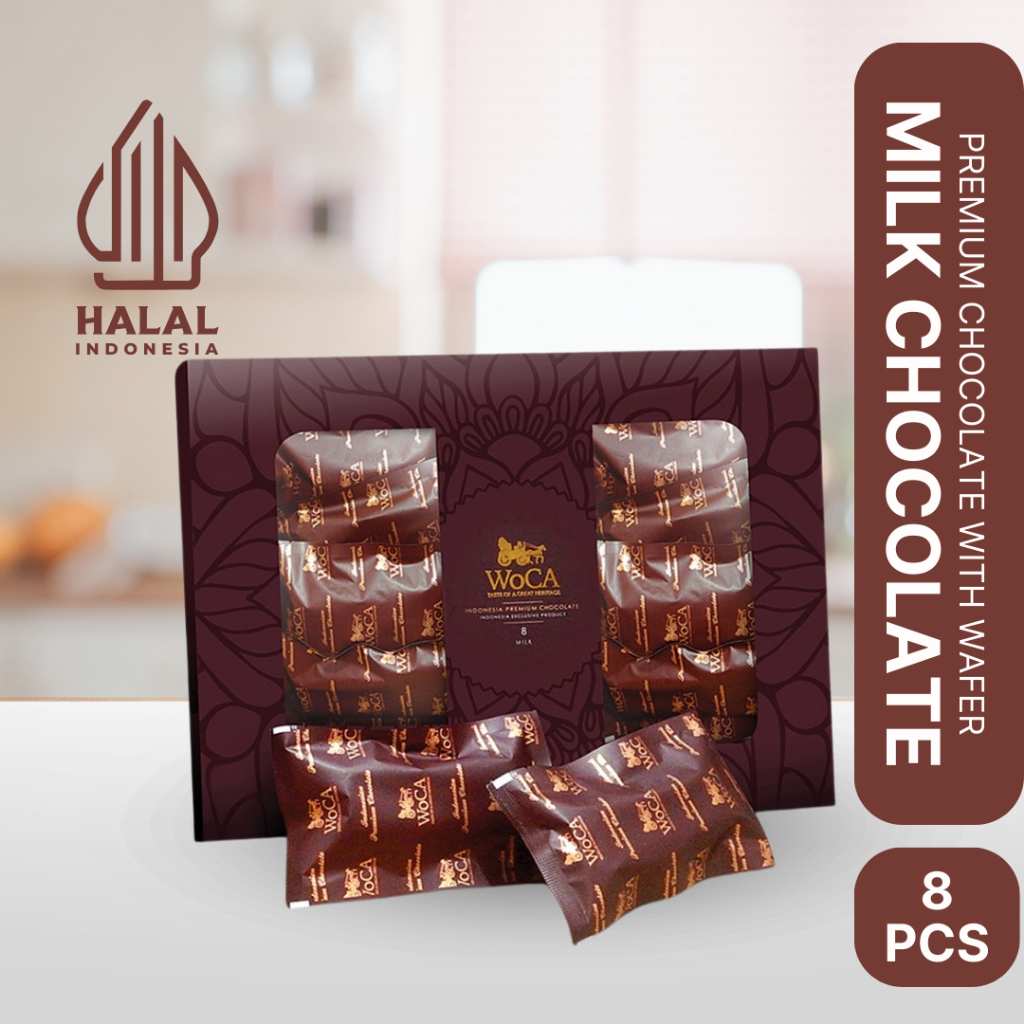 WoCA Wafer Coklat Premium - Milk Chocolate