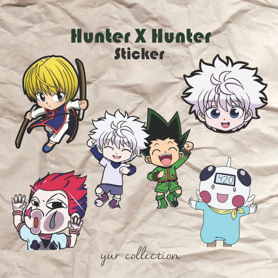 

(30 PCS) Sticker Hunter X Hunter Glossy Dan Anti Air