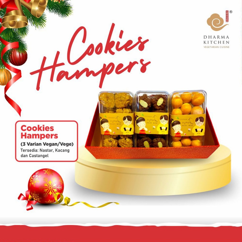 

Christmas Hampers Cookies Vegetarian by Dharma Kitchen
