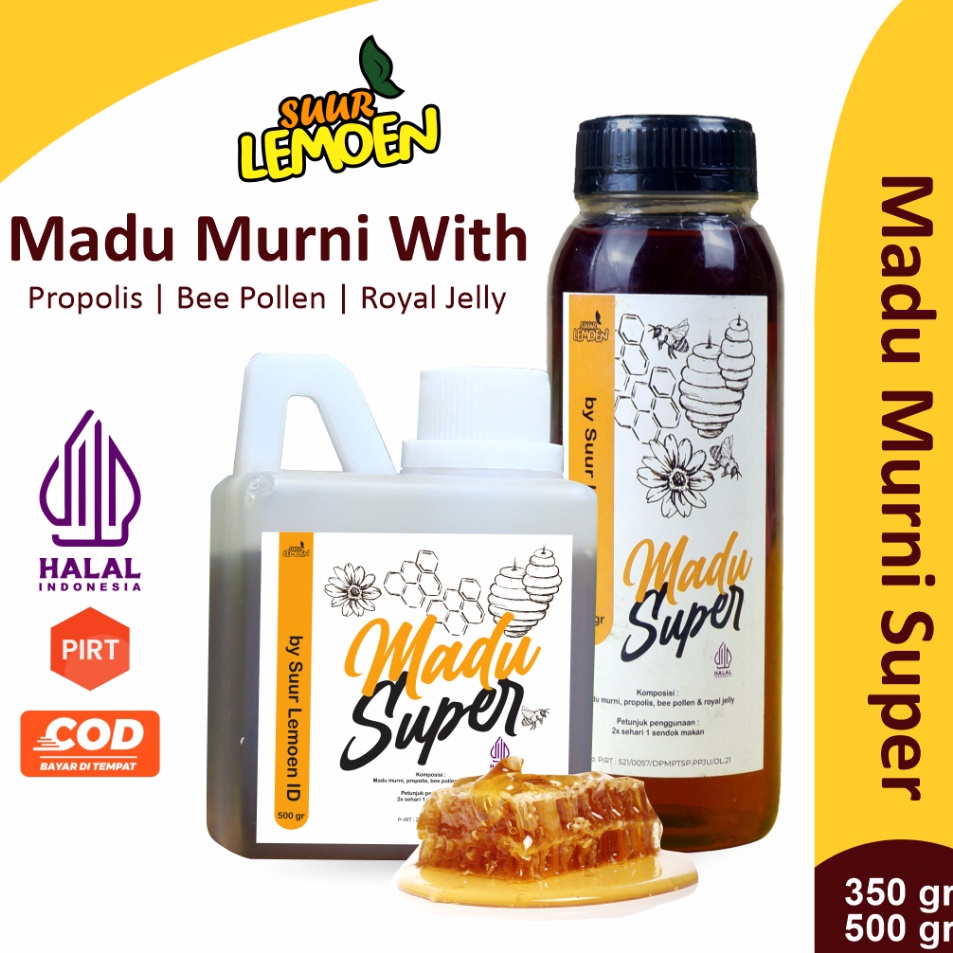 

Terlaku. Madu Asli Premium 500 gram | Madu Super Murni by Suur Lemoen ID Model Terkini