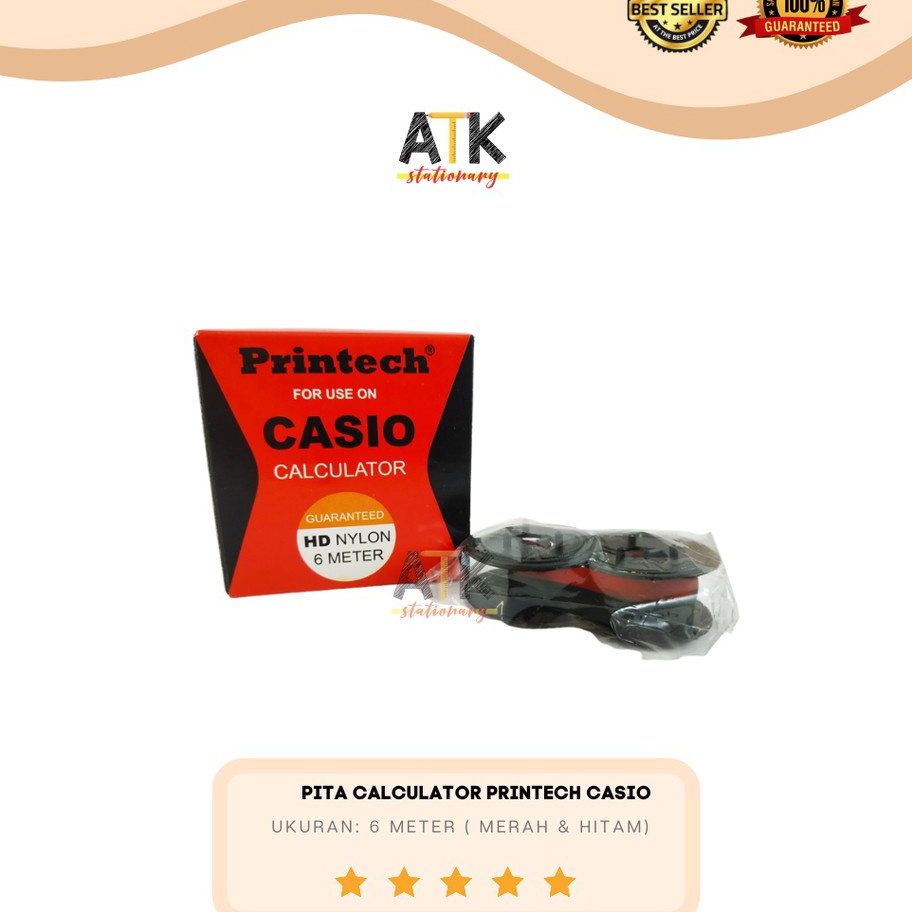 

Diskon Pita Kalkulator Printech Casio Hitam atk ➘✣✰