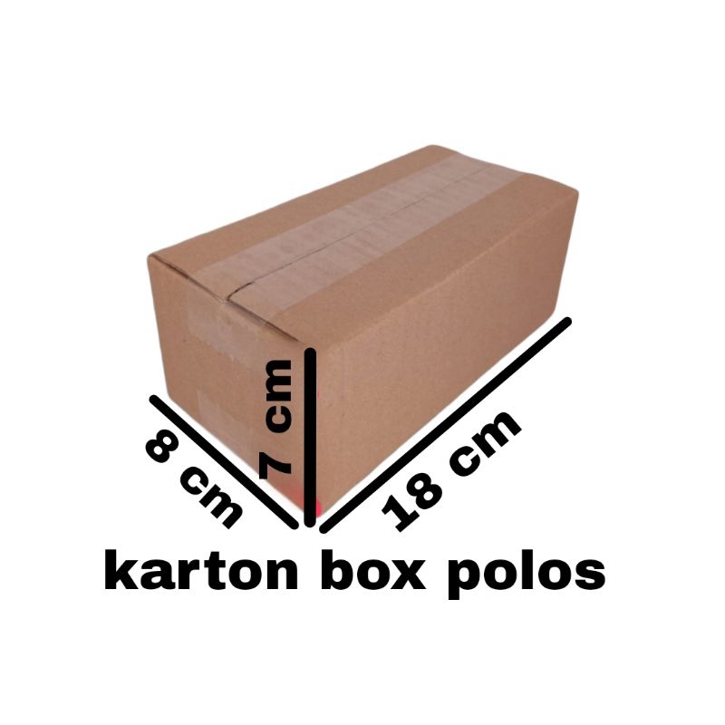 

kardus packing 18x8x7 kardus polos kardus kecil kardus besar