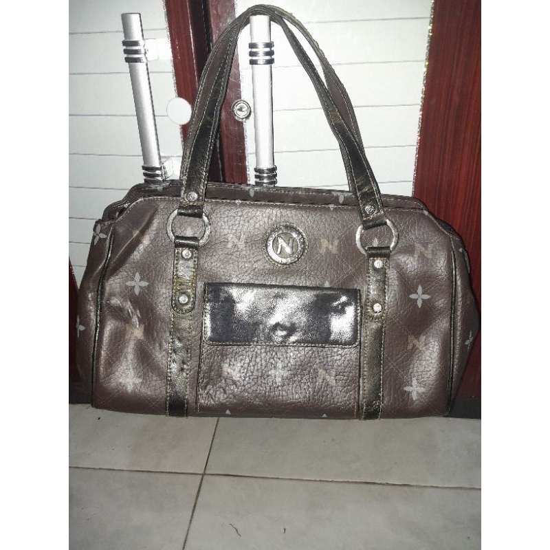 handbag NICOLE MILLER kulit asli branded original