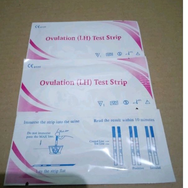 Tes Kesuburan / Tes Ovulasi strip LH pink