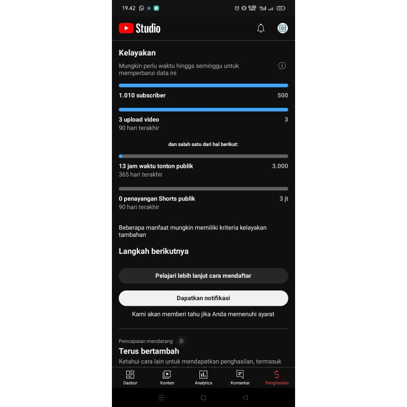 channel youtube sub 1000+