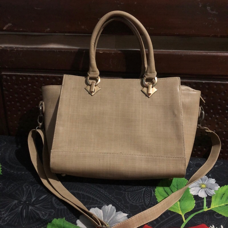 Fladeo bag authentic tas kerja handbag shoulder preloved second