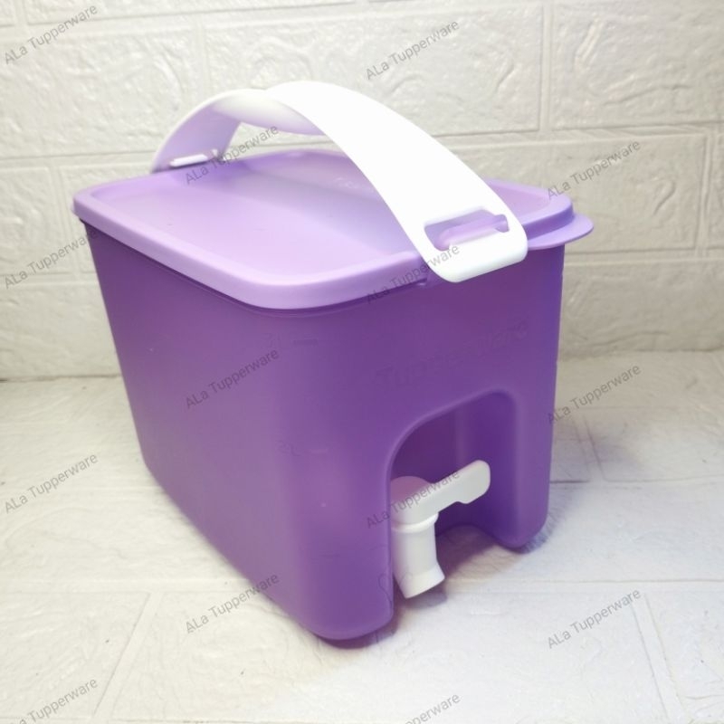 Click to Go Beverage Ungu 3,1L - Dispenser Tupperware
