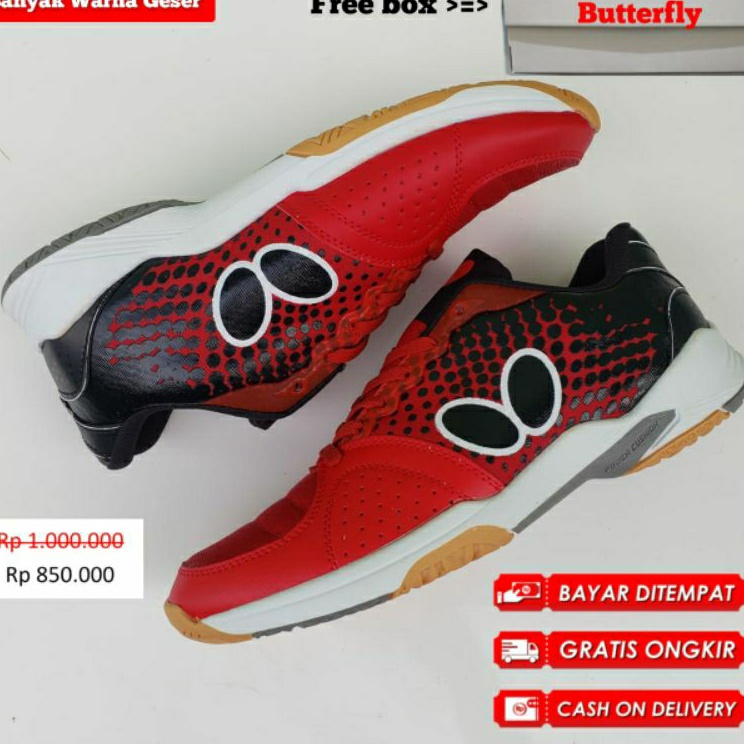 Terbaru Sepatu Butterfly Sepatu Tenis Meja Butterfly Sepatu Butterfly Sepatu Olahraga Tenis Meja but