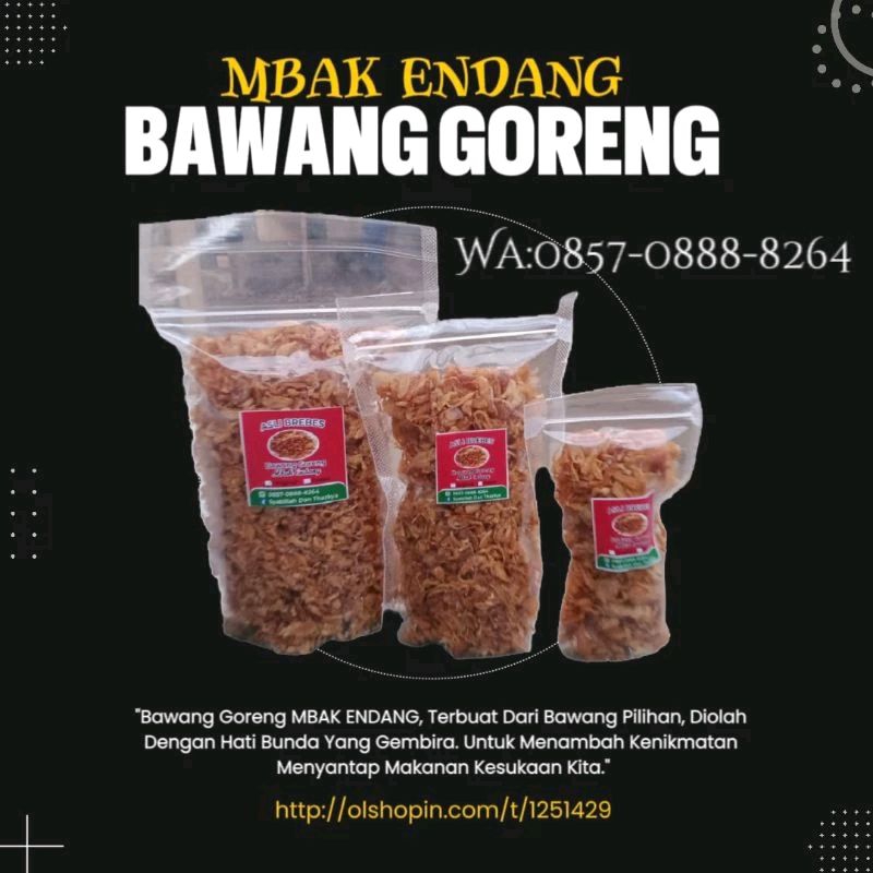 

BAWANG GORENG MBAK ENDANG 250 GR ORIGINAL