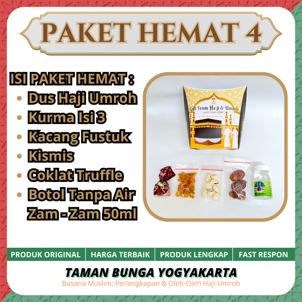 

PAKET OLEH OLEH HAJI & UMROH/BOX GIFT/HAMPERS HAJI & UMROH/PAKET HEMAT 4