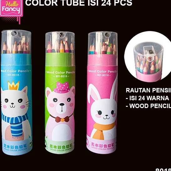 

Grosir Pensil Warna Tube Squeezy 1 Set 24 Warna + Serutan / Color Pencil 24 ➤➪✼✰