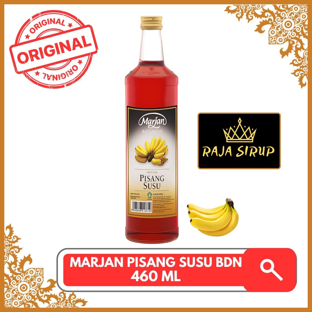 

Sirup Marjan Pisang Susu Boudoin 460ml