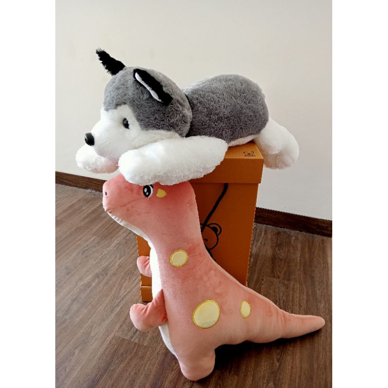 NEW Istana Boneka Jumbo Ly Little Husky & Dino Dots Bata